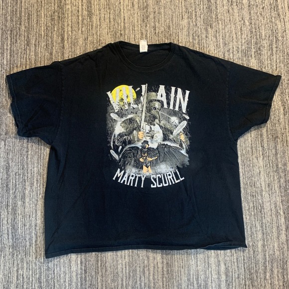 Gildan Villain Marty Scurll Pro Wrestling Graphic T-Shirt Mens‎ 3XL - Picture 1 of 6